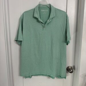 ORVIS Super Cool Men's Stretch Polo Shirt Size XL Short Sleeve Green Stripe